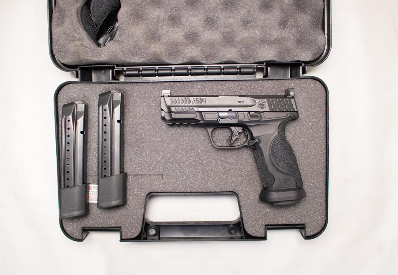 SMITH AND WESSON M&P9 M2.0 Metal Tactical 9mm Police Trade-in Pistol with Original Box and Three Magazines